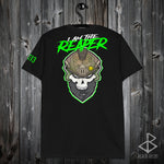 I AM THE REAPER Unisex T-Shirt / REAR PRINT - BLACK-OMƎN