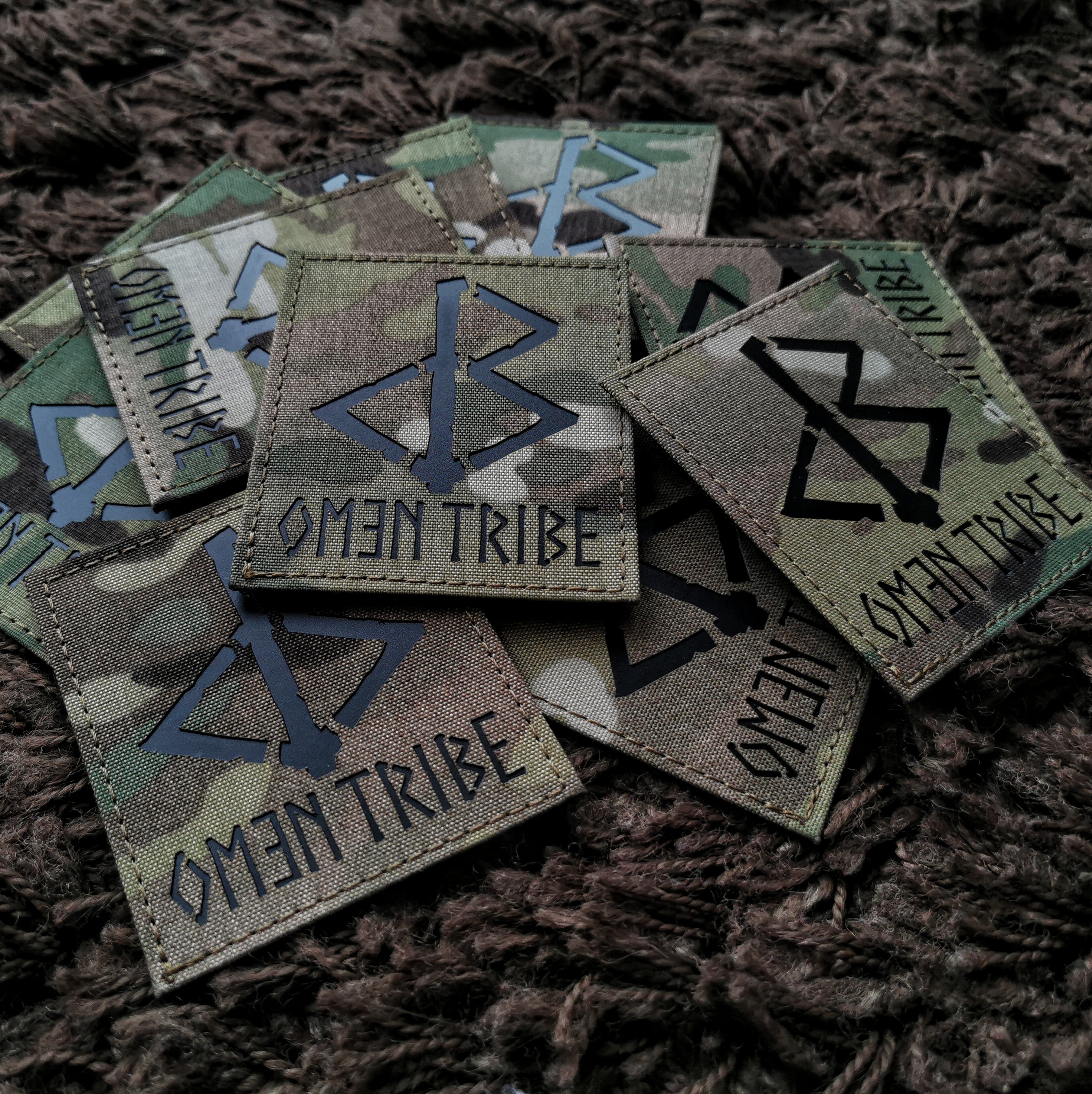 THE OMƎN TRIBE LIMITED EDITION PATCH - BLACK-OMƎN